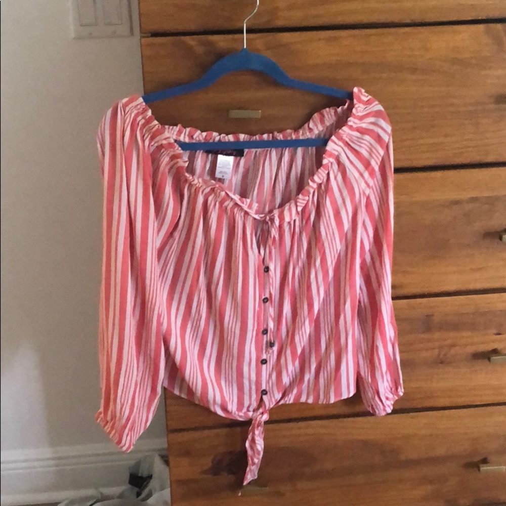 Off the shoulder blouse